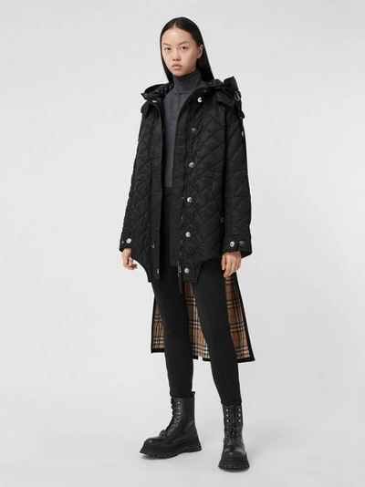 Burberry quilted trench clearance jacket with detachable hood