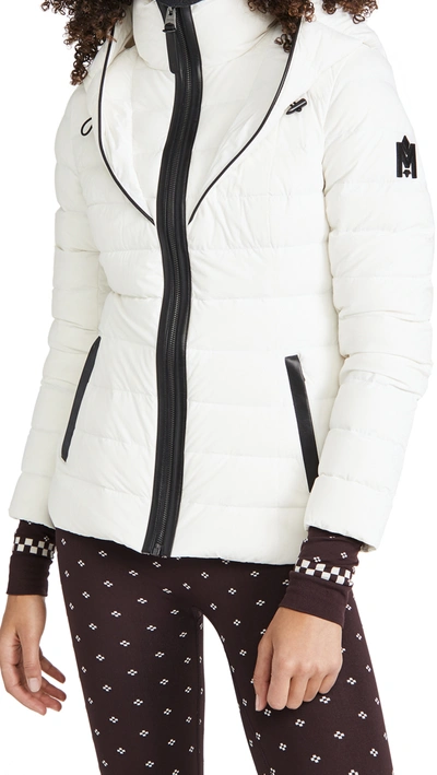 Shop Mackage Andrea Jacket In Off White