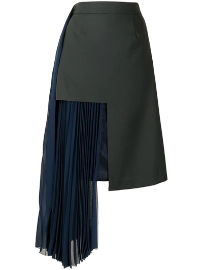 Shop Miharayasuhiro Multi-panel Design Skirt In Multicolour
