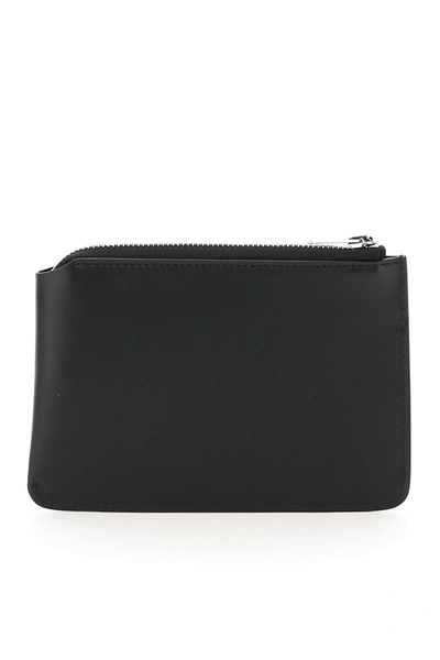 Shop Acne Studios Leather Zipped Pouch In Black