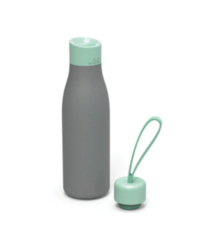 Shop Berghoff Leo To Go Thermal/insulated Flask With 2 Lids, 0.5 L In Gray