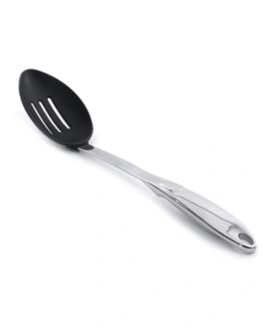 Shop Berghoff Straight Nylon Slotted Serving Spoon In Black