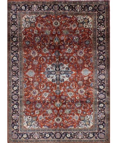 Shop Bb Rugs One Of A Kind Sarouk 6'6" X 9'7" Area Rug In Red