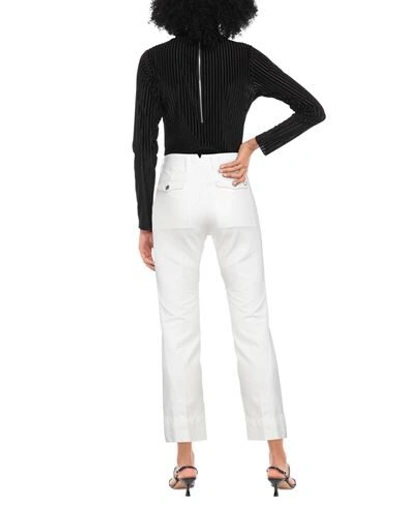 Shop High Woman Jeans White Size 8 Cotton