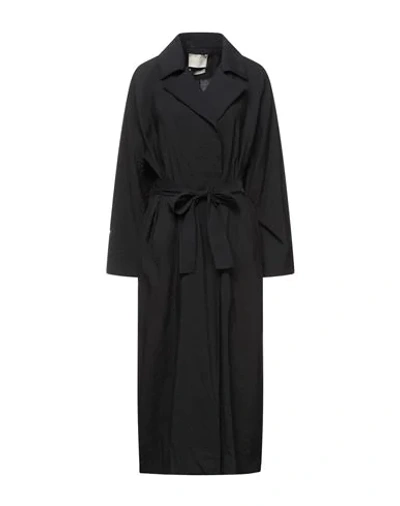 Shop Momoní Overcoats In Black