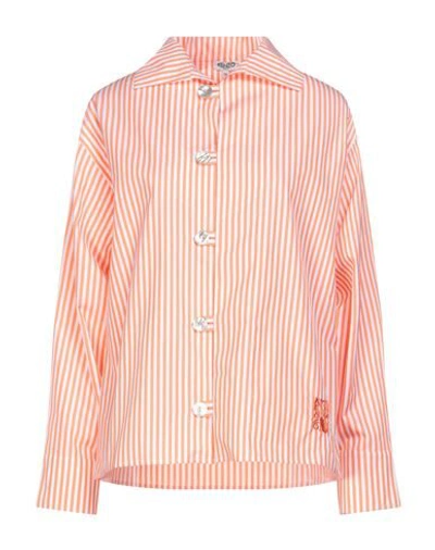 Shop Kenzo Shirts In Apricot