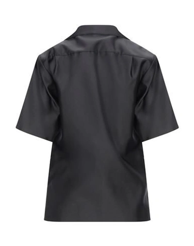 Shop Marni Woman Shirt Black Size 2 Polyester, Silk