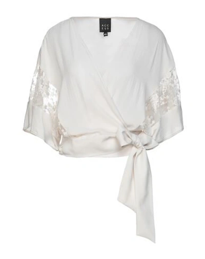 Shop Access Fashion Blouses In Ivory