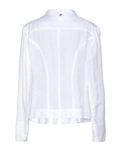 Shop High Woman Shirt White Size 10 Rayon, Silk