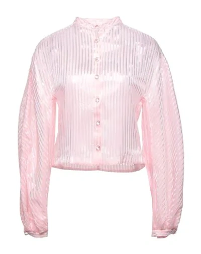 Shop Giorgio Armani Shirts In Pink