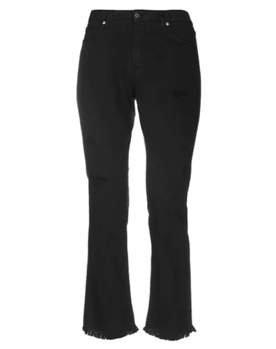Shop 2w2m Denim Pants In Black