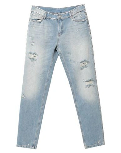 Shop My Twin Twinset Woman Jeans Blue Size 27 Cotton, Polyester