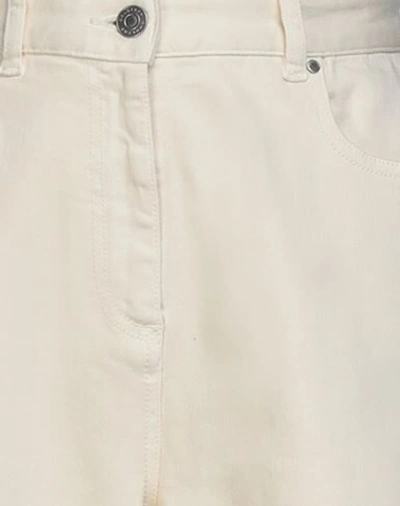 Shop Belstaff Woman Jeans Ivory Size 31 Cotton, Elastomultiester, Elastane In White