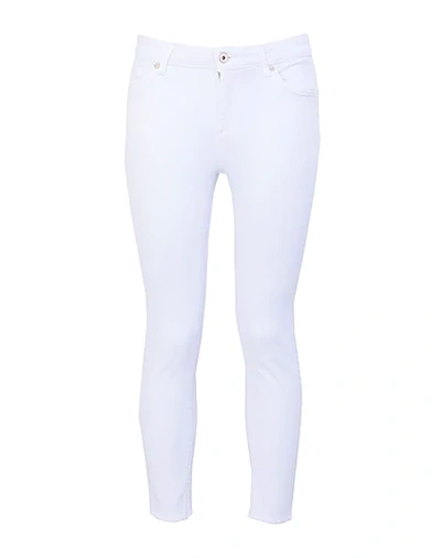 Shop Only Woman Jeans White Size Xs-32l Cotton, Polyester, Elastane