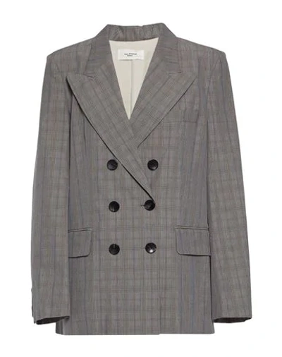Shop Isabel Marant Étoile Suit Jackets In Light Grey