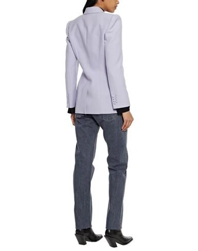 Shop Alexander Mcqueen Suit Jackets In Lilac