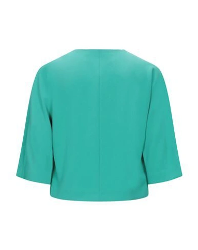 Shop Antonelli Woman Blazer Green Size 8 Polyester, Elastane
