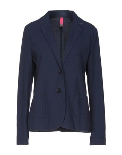 Shop 19.70 Nineteen Seventy Suit Jackets In Dark Blue