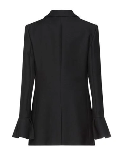 Shop Valentino Garavani Woman Blazer Black Size 6 Virgin Wool, Silk