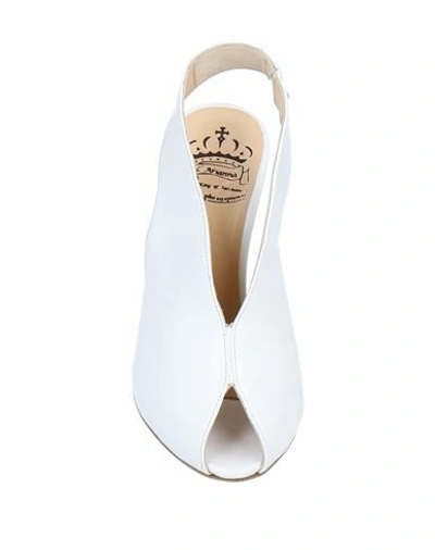 Shop L'arianna Woman Sandals White Size 7 Soft Leather