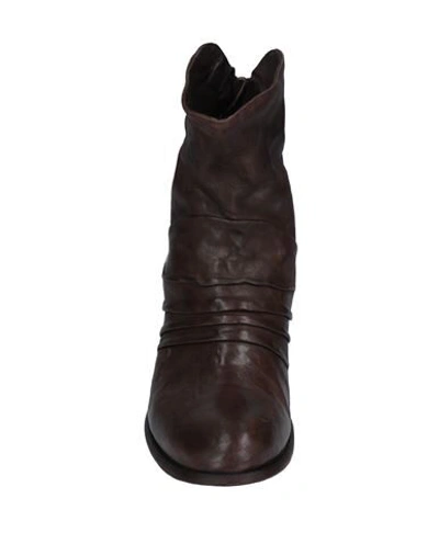 Shop Le Ruemarcel Woman Ankle Boots Dark Brown Size 10 Soft Leather