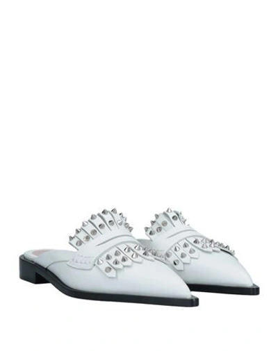 Shop Alexander Mcqueen Mules In White