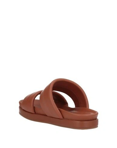 Shop Habille' Italy Habillé Woman Sandals Brown Size 6 Soft Leather