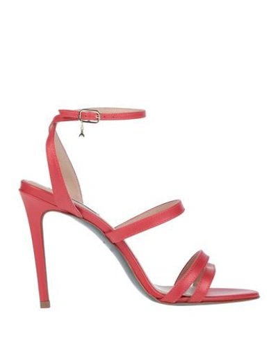 Shop Patrizia Pepe Sandals In Red