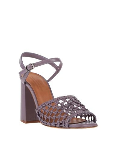 Shop Naguisa Sandals In Lilac