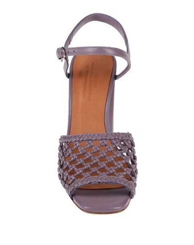 Shop Naguisa Sandals In Lilac