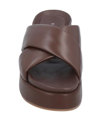 Shop Habille' Italy Habillé Woman Sandals Dark Brown Size 10 Soft Leather
