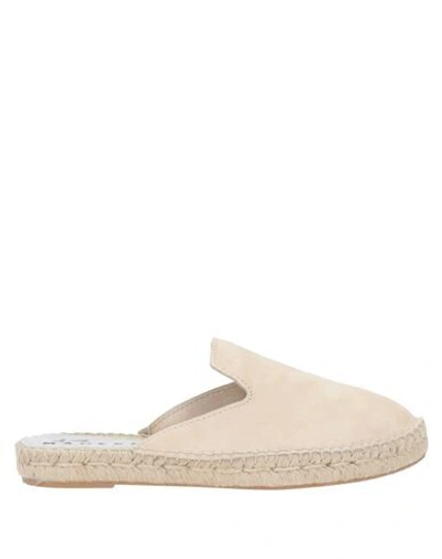 Shop Manebi Espadrilles In Beige