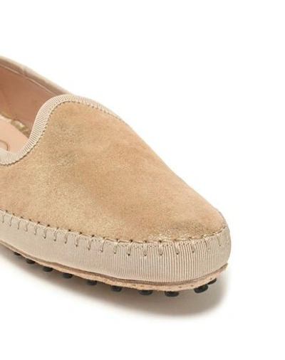 Tod's Loafers In Beige