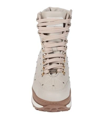 Shop Baldinini Trend Baldinini Woman Ankle Boots Dove Grey Size 5 Soft Leather