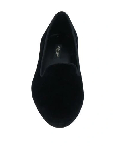 Shop Dolce & Gabbana Woman Loafers Black Size 7.5 Textile Fibers