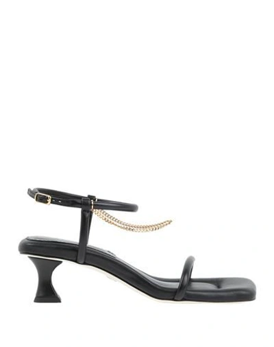 Shop Proenza Schouler Woman Sandals Black Size 5.5 Soft Leather