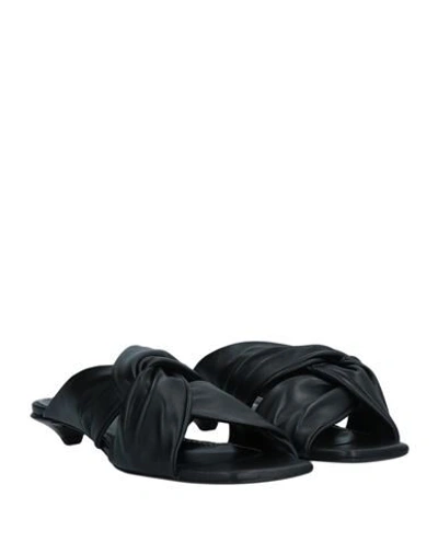 Shop Proenza Schouler Woman Sandals Black Size 7 Soft Leather