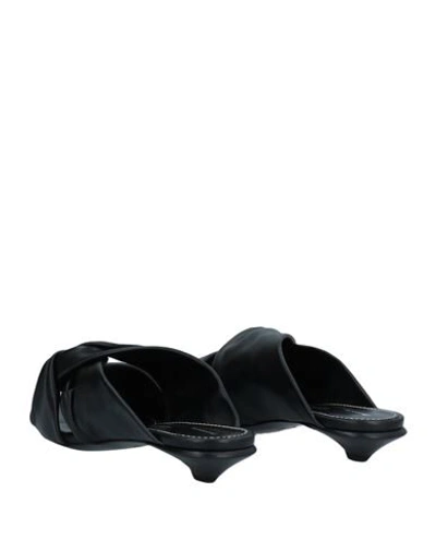 Shop Proenza Schouler Woman Sandals Black Size 7 Soft Leather