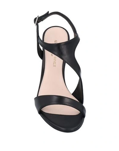 Shop Nicole Bonnet Paris Sandals In Black