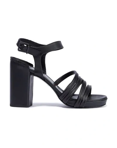 Shop Robert Clergerie Sandals In Black