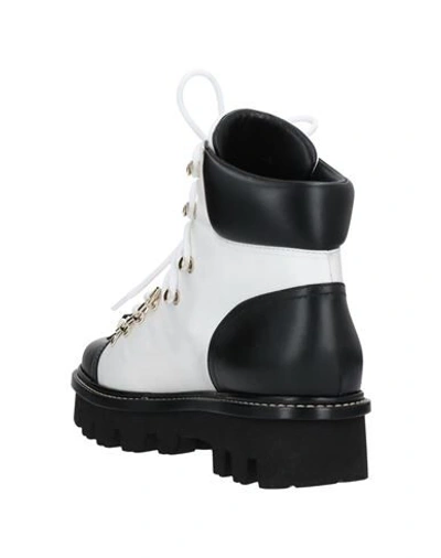 Shop Giorgio Armani Ankle Boots In White