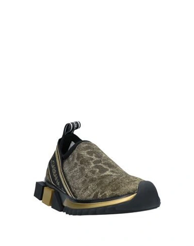 Dolce & Gabbana Sneakers In Gold