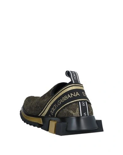 Dolce & Gabbana Sneakers In Gold