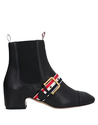 Shop Thom Browne Ankle Boots In Black