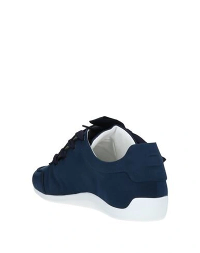 Shop Roger Vivier Woman Sneakers Midnight Blue Size 5.5 Textile Fibers
