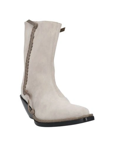 Shop Acne Studios Ankle Boots In Beige