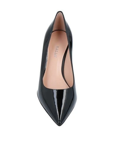 Bally Woman Pumps Black Size 7 Calfskin In Black