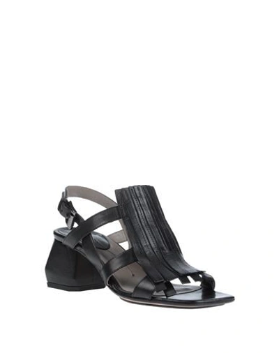 Shop Ixos Woman Sandals Black Size 6 Soft Leather