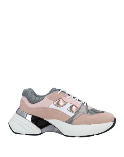 Shop Pinko Sneakers In Light Pink