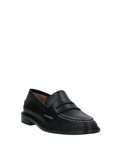 Shop Atp Atelier Woman Loafers Black Size 7 Soft Leather